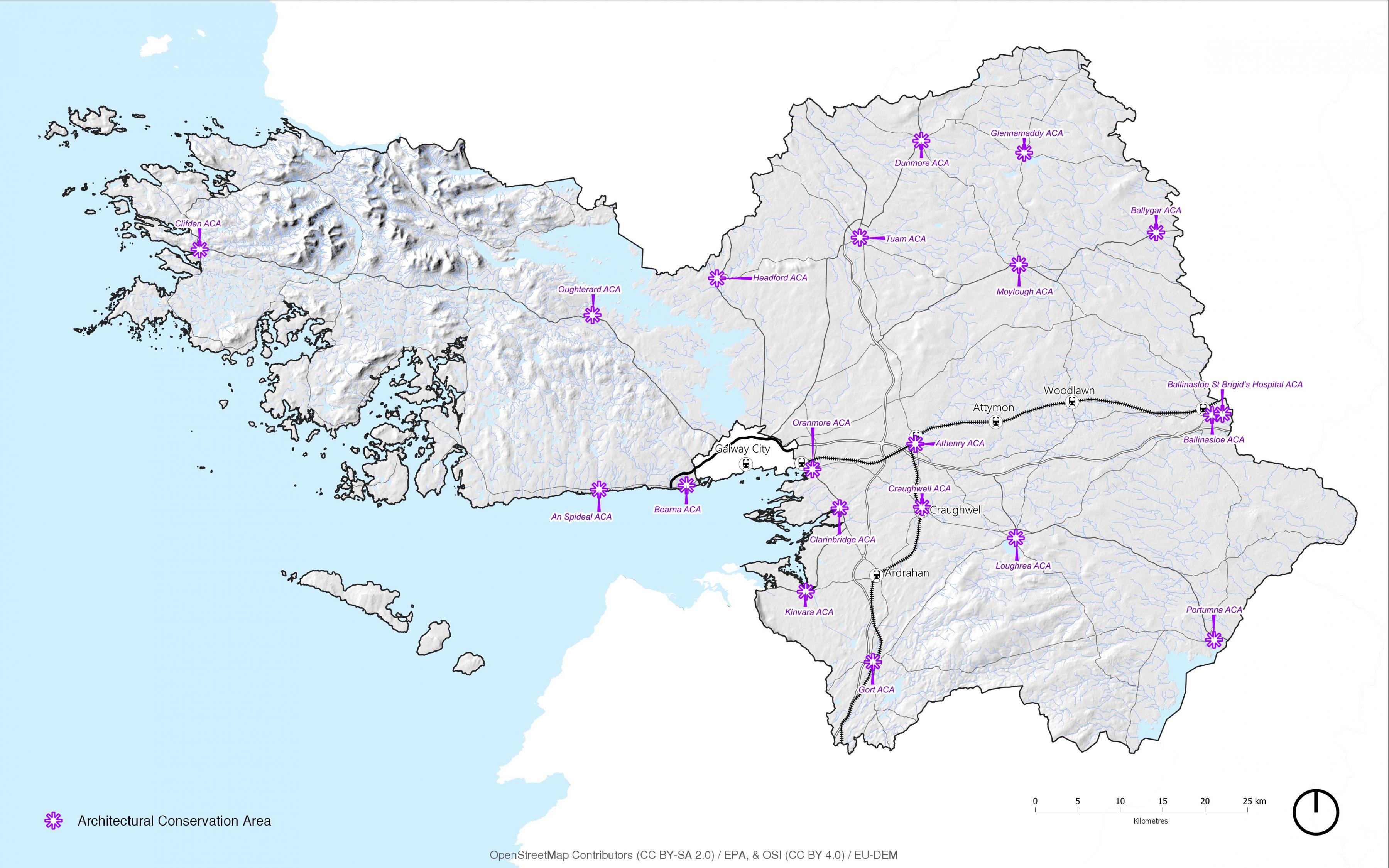 Architectural Conservation Area map