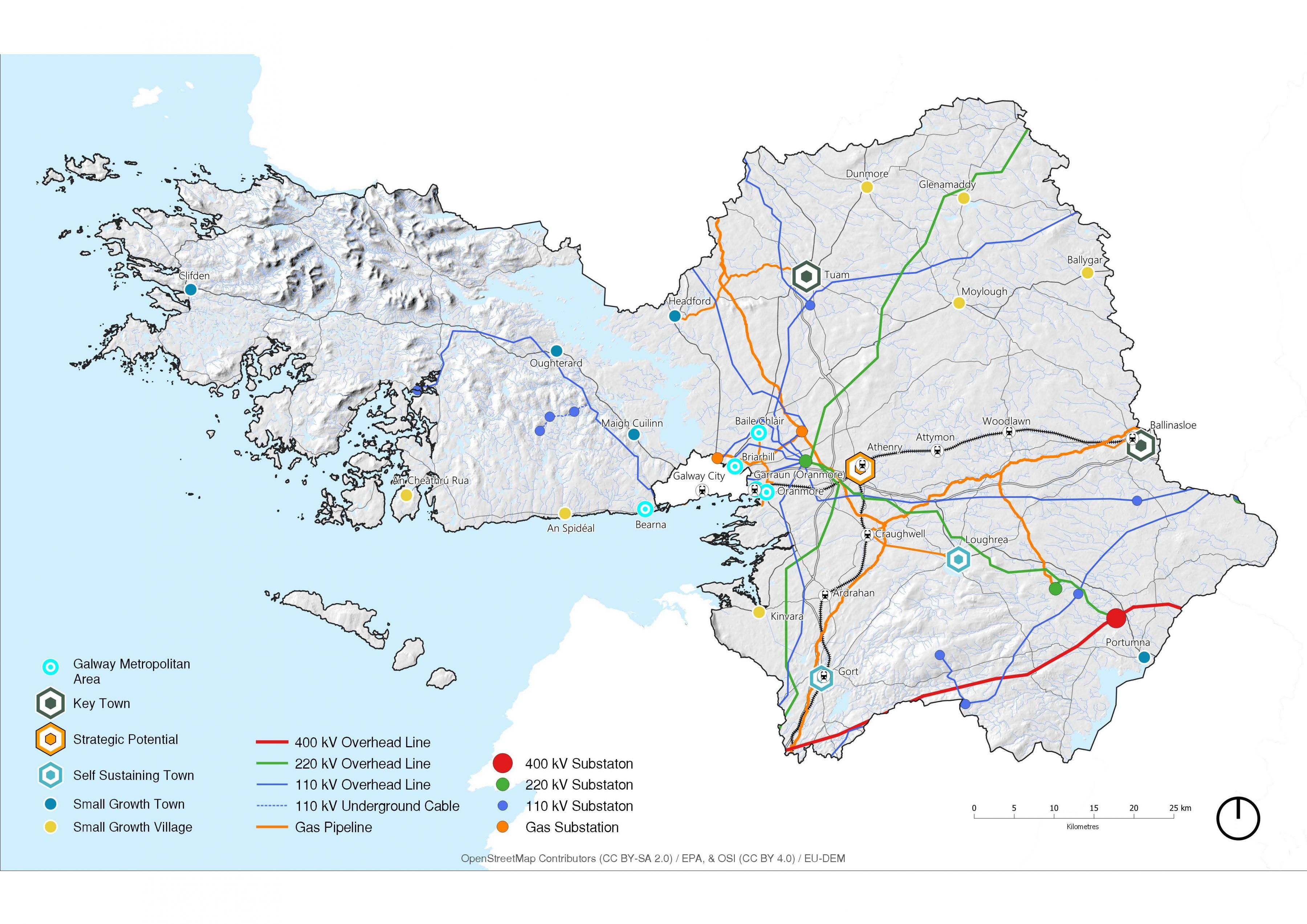 Utilities Infrastructure map
