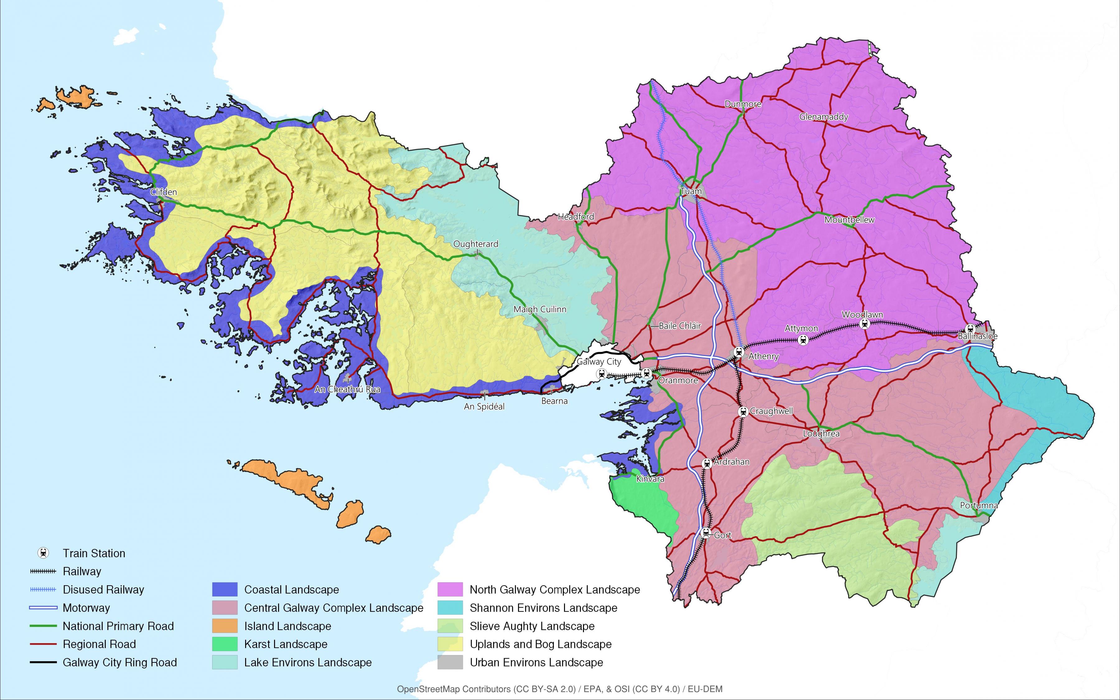 Landscape Character Areas Map