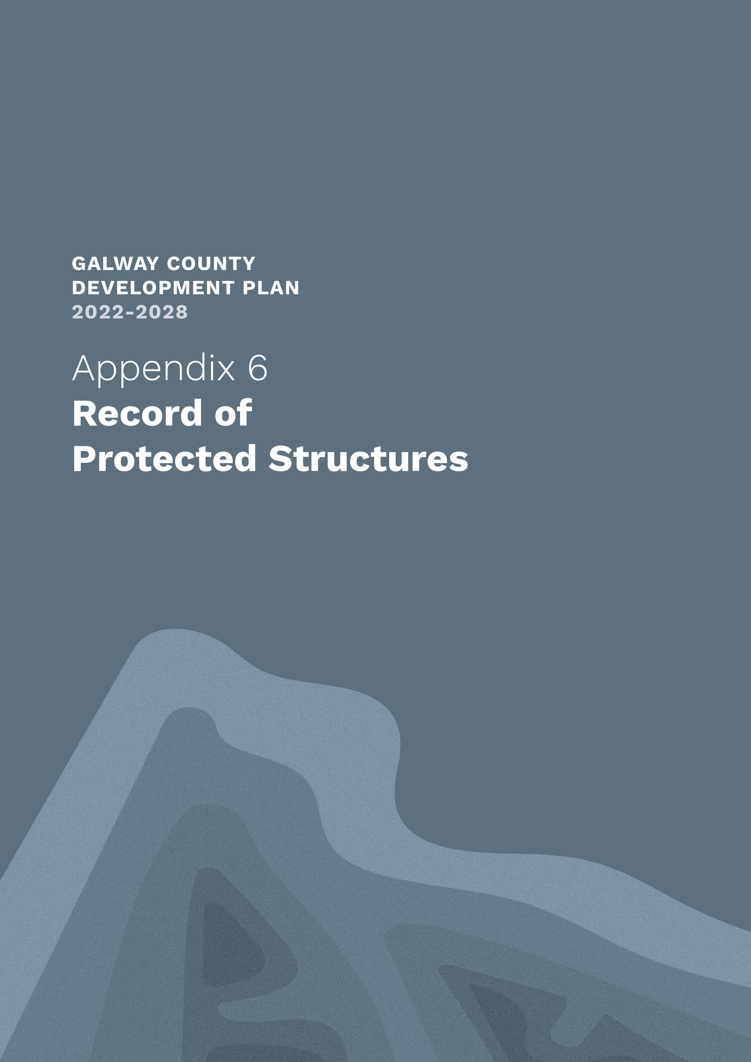Cover of Appendix 6