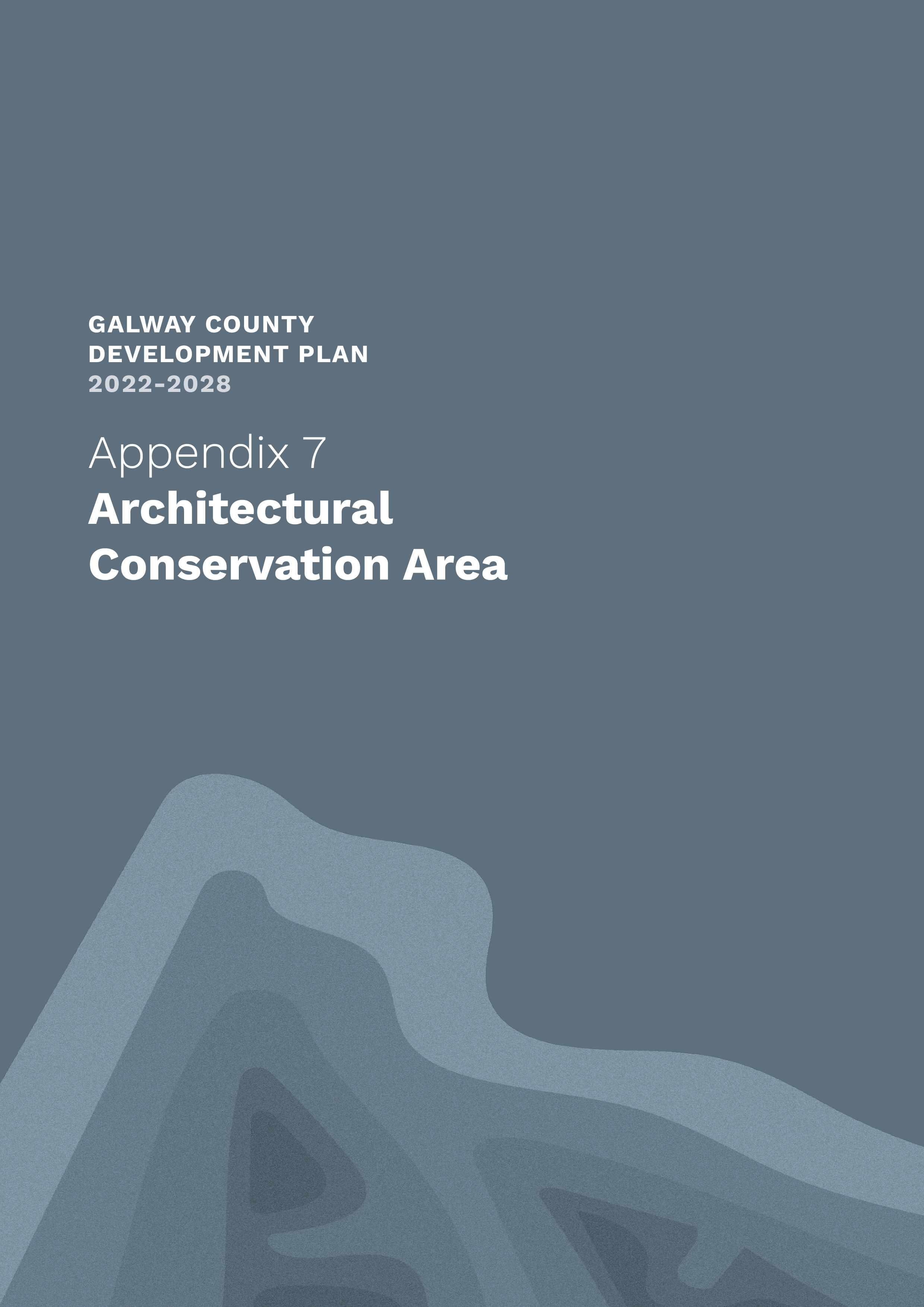 Cover of Appendix 7