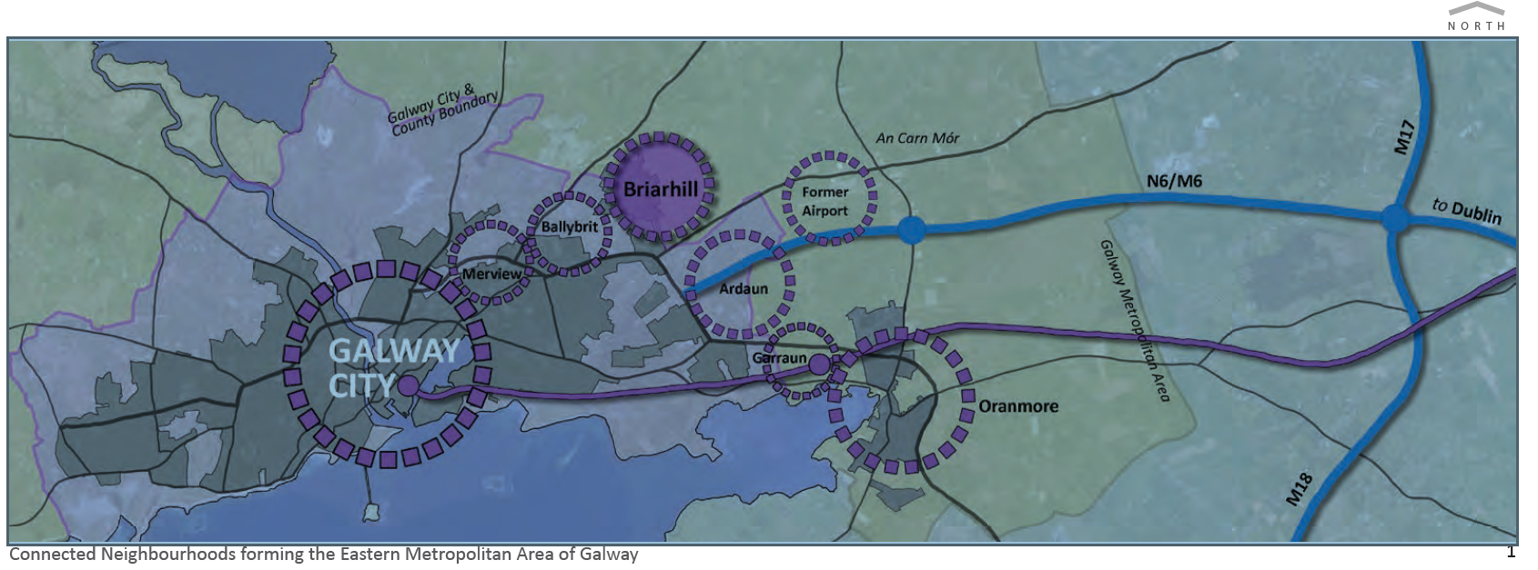 Connected neighbourhoods map