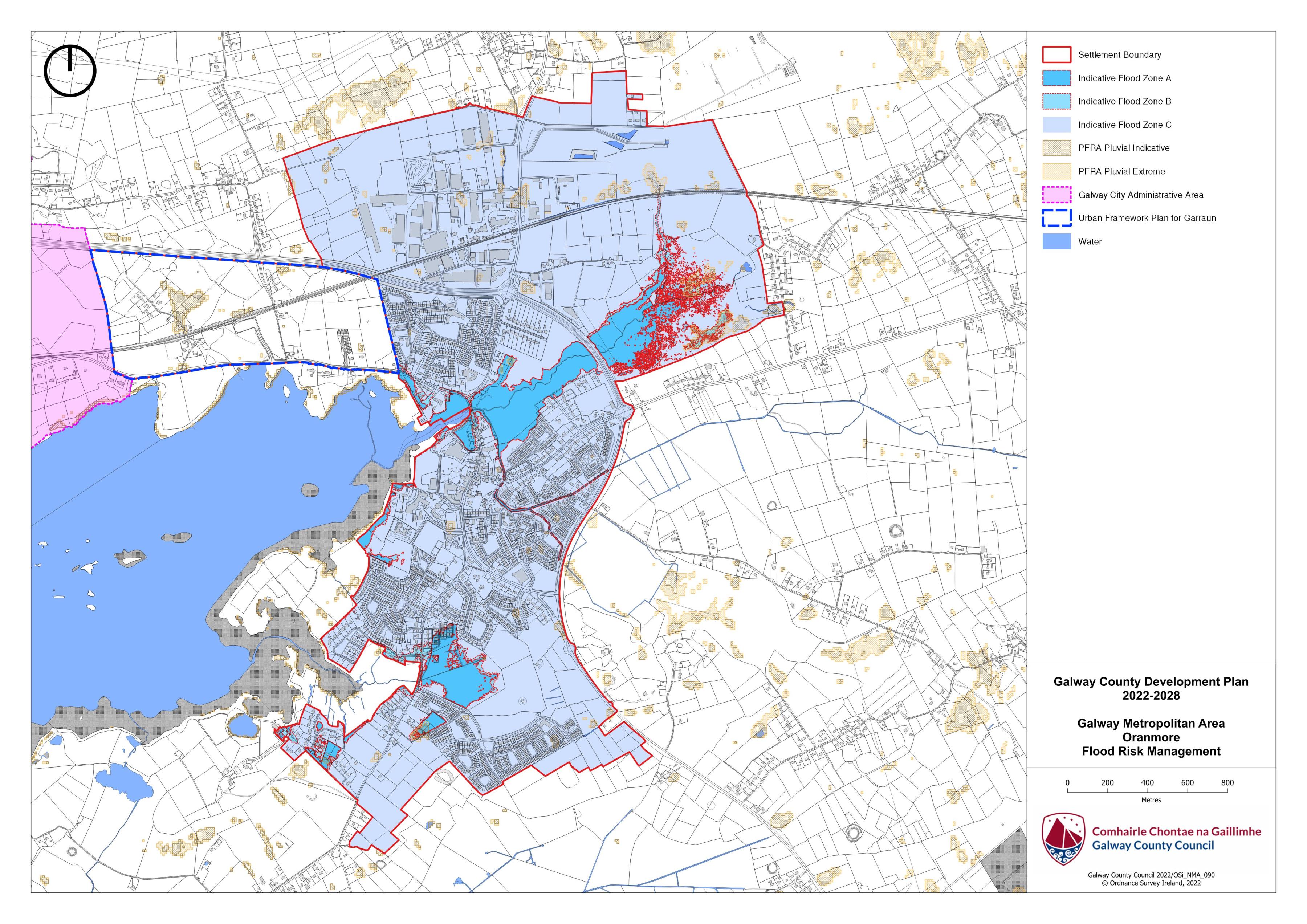 Oranmore Flood Risk Management Map