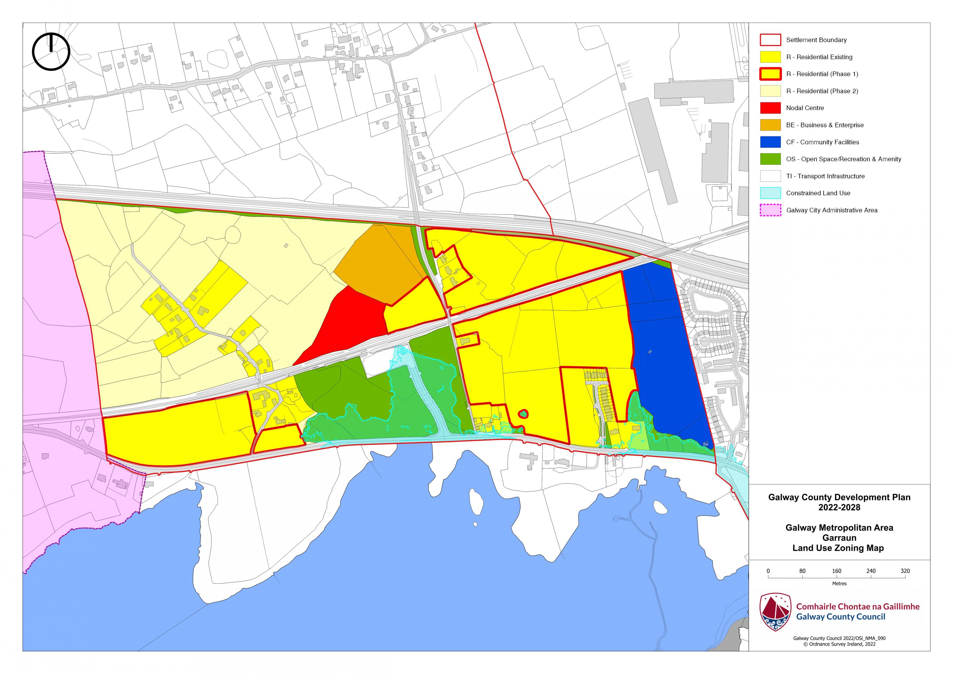 Garraun Land Use Zoning Map