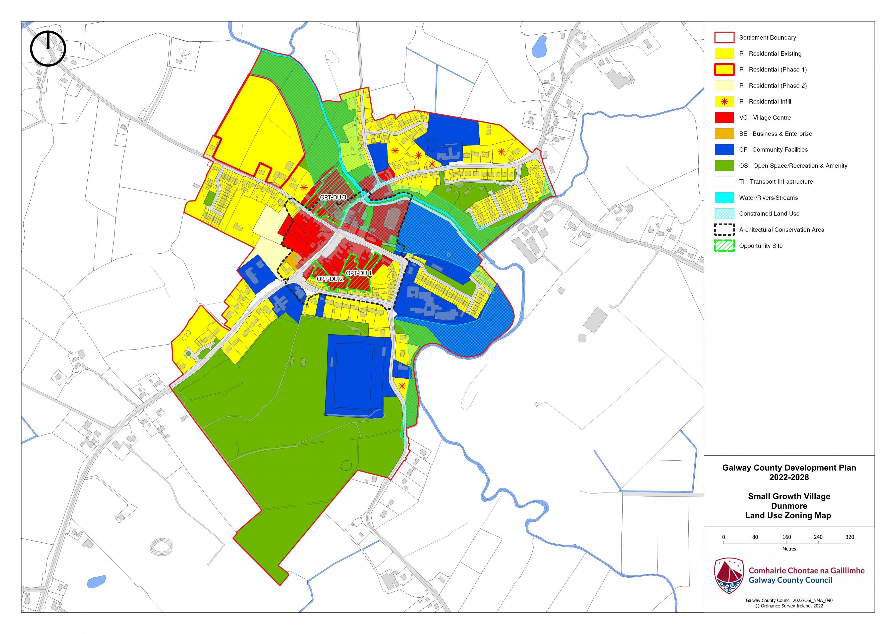 Dunmore Land Use Zoning Map
