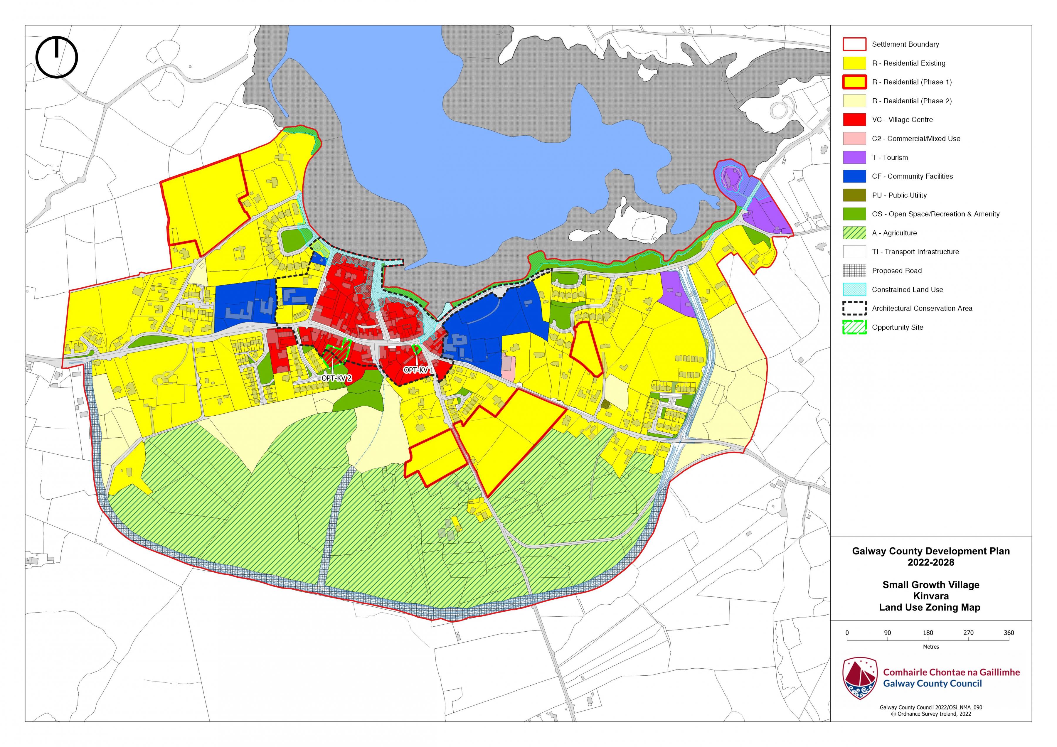 Kinvara Land Use Zoning Map
