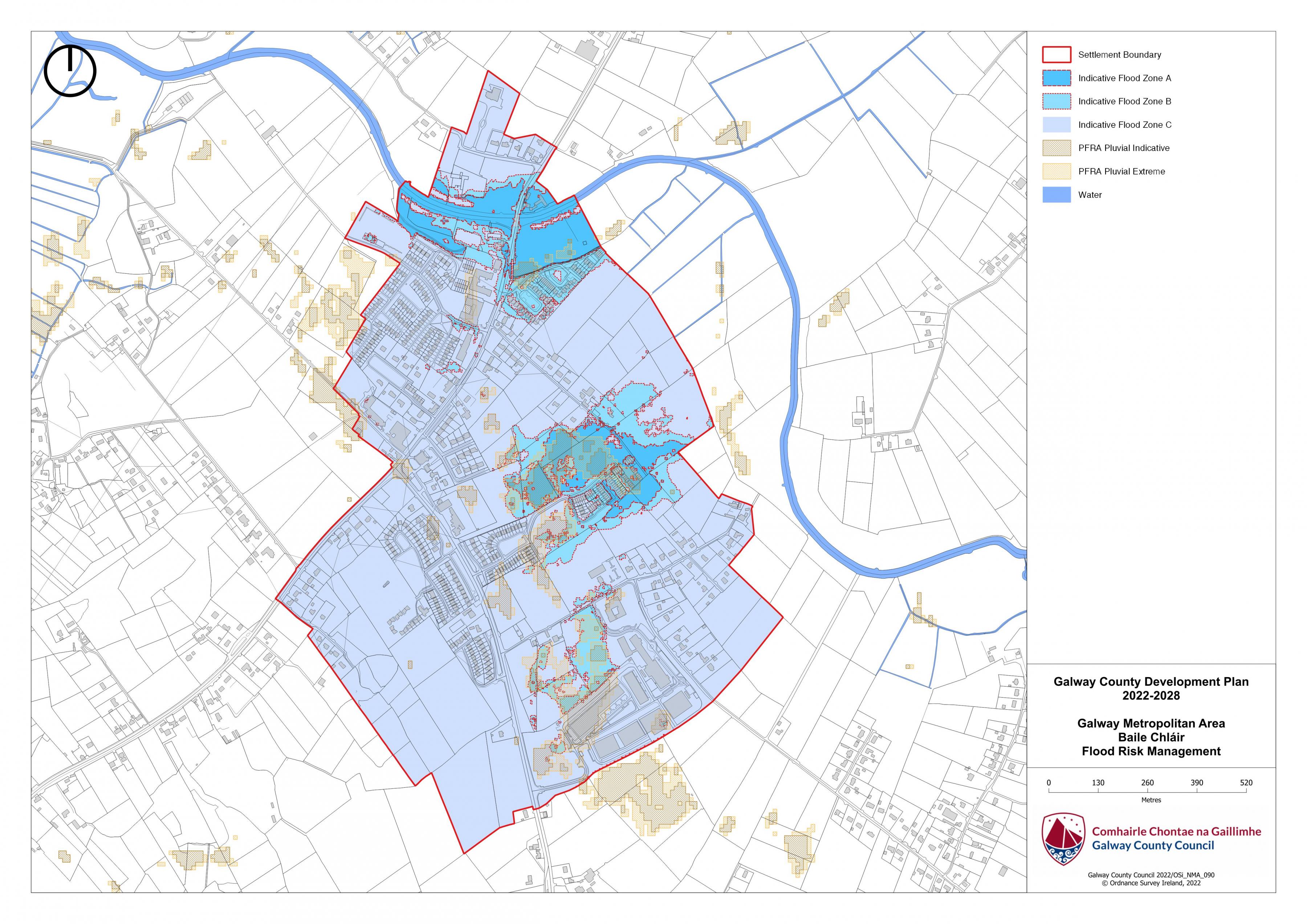 Baile Chláir Flood Risk Management Map